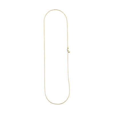 14K Yellow Gold Over Sterling Silver Necklace 16-24 Inches 2.20 Grams
