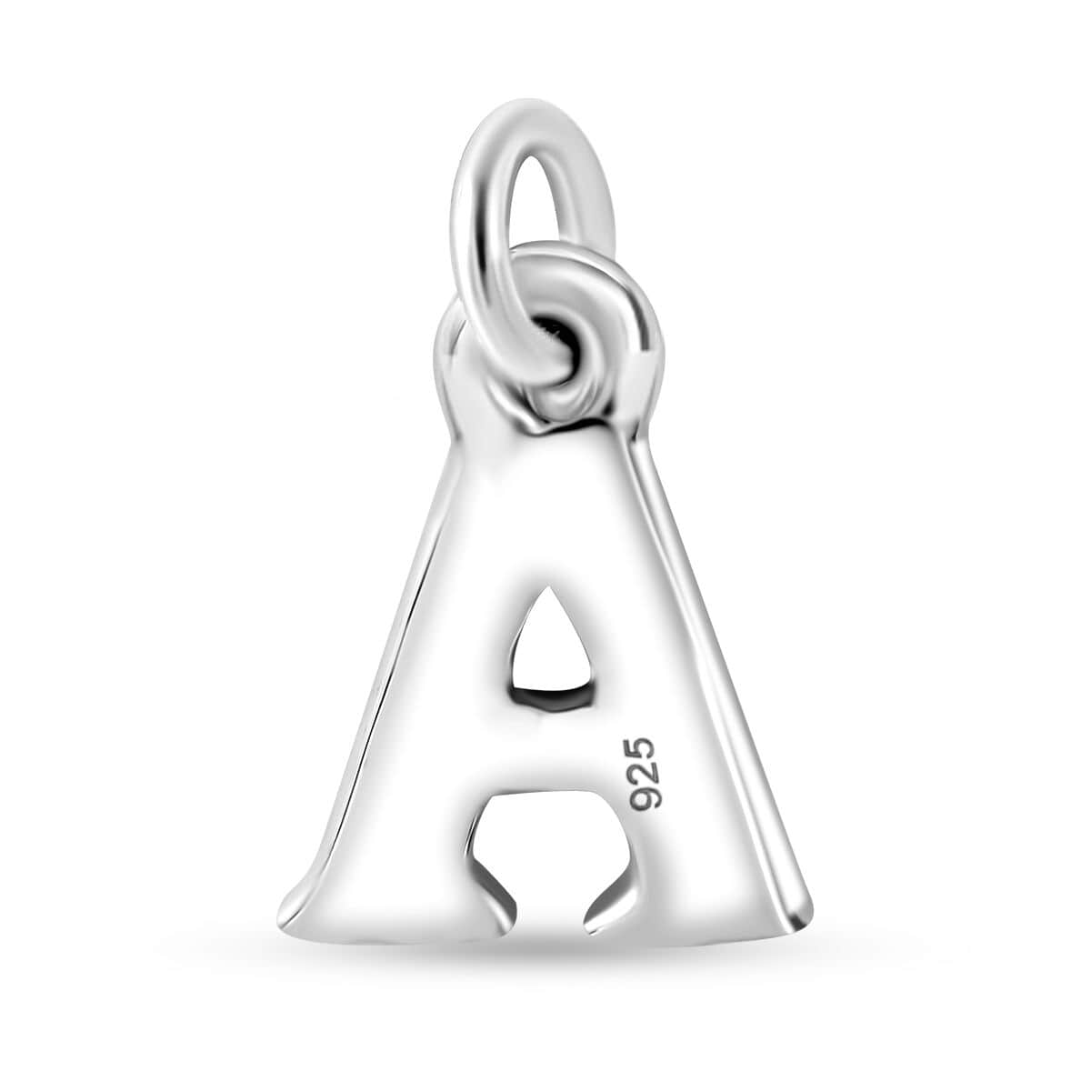 Sterling Silver Initial A Charm (1.50 g) image number 3