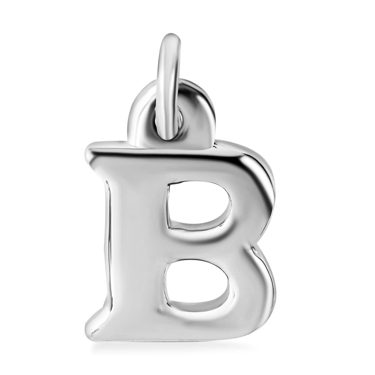 Initial B Charm in Sterling Silver 1.50 Grams image number 0