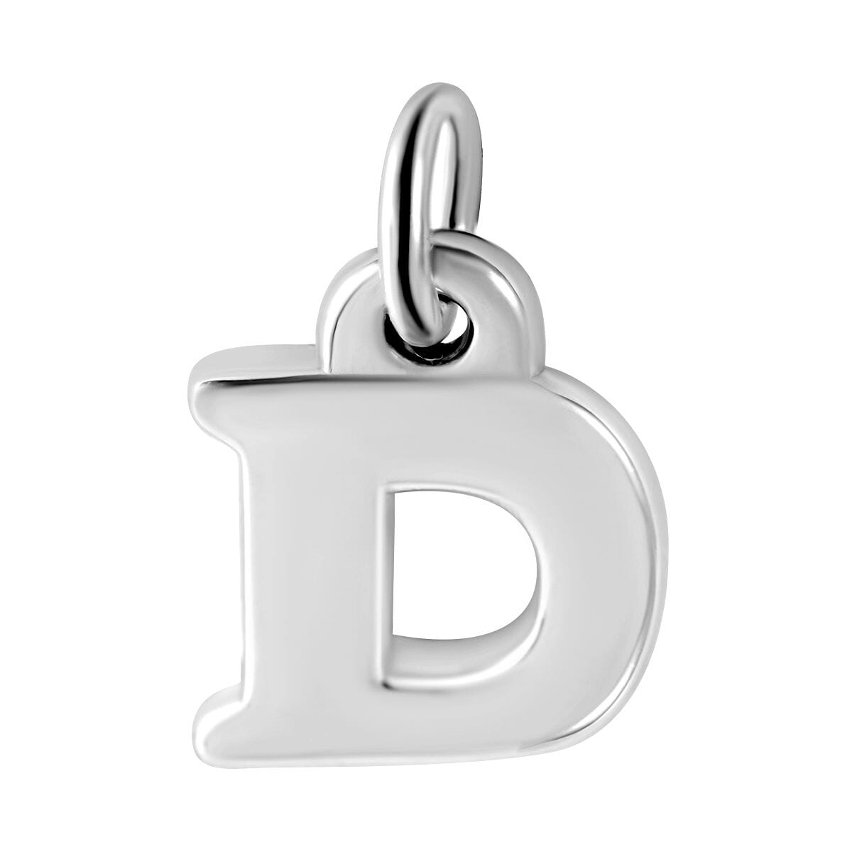 Initial D Charm in Sterling Silver 1.50 Grams image number 0