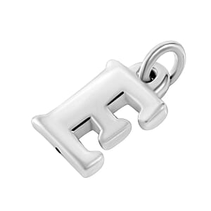 Initial E Charm in Sterling Silver 1.50 Grams