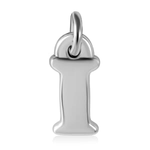 Initial I Charm in Sterling Silver 1.50 Grams