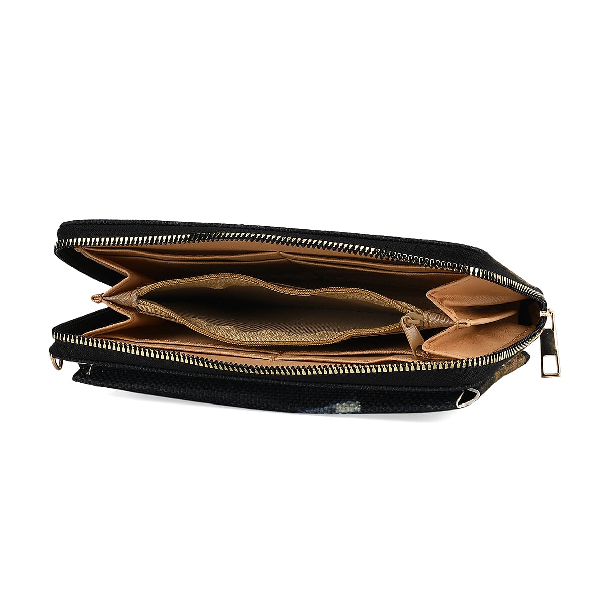 2-piece Set The Girl with a Pearl Earring Painted Tote Bag and Cellphone Bag image number 8