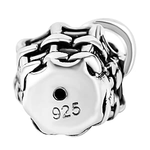 Fruit Basket Charm in Sterling Silver 2 Grams