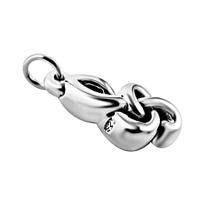 Raspini Violin Key Charm in Sterling Silver 2 Grams