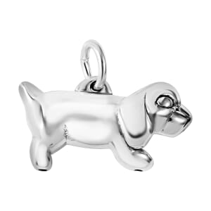 Dog Charm in Sterling Silver 2 Grams