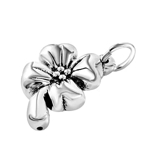 Sterling Silver Flower Charm 2 Grams
