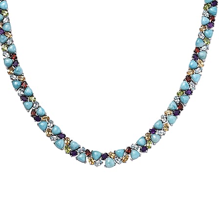 Larimar & Multi Gemstone - Product card gallery slide 1 (10177582137657)
