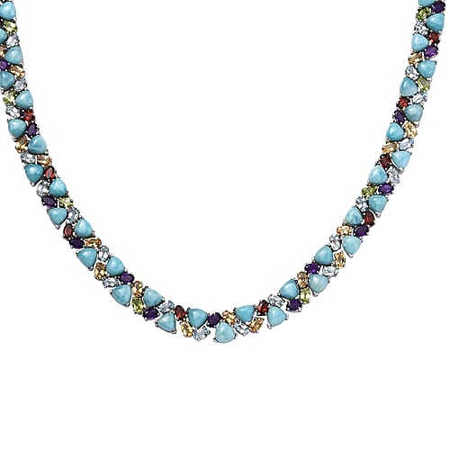 Larimar & Multi Gemstone - Product card gallery slide 1 (9432248811775)
