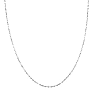 Italian Star Confetti Chain Necklace in Sterling Silver 3 Grams 20 Inches