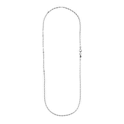 Italian Star Confetti Chain Necklace in Sterling Silver 3 Grams 20 Inches
