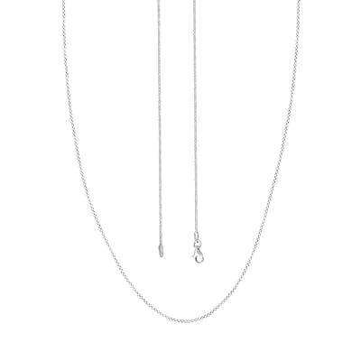 Italian Sterling Silver Popcorn Bombata Chain Necklace 18 Inches 2.20 Grams