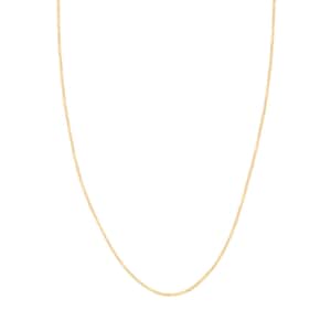 Italian 14K Yellow Gold Over Sterling Silver Popcorn Bombata Chain Necklace 18 Inches 2.20 Grams