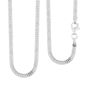 Italian Sterling Silver Arrow Chain Necklace 18 Inches 4.50 Grams