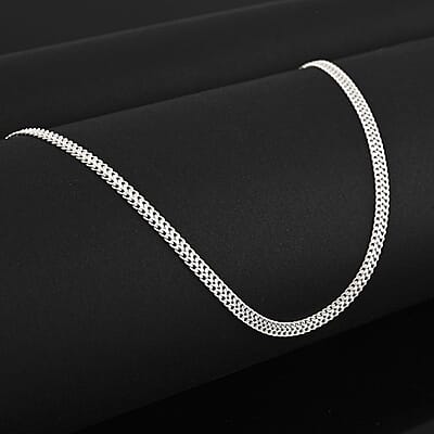 Italian Sterling Silver Arrow Chain Necklace 18 Inches 4.50 Grams