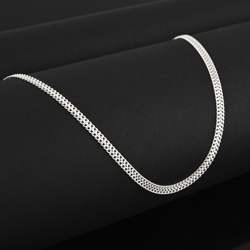 Italian Sterling Silver Arrow Chain Necklace 18 Inches 4.50 Grams