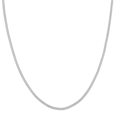 Italian Sterling Silver Arrow Chain Necklace 18 Inches 4.50 Grams