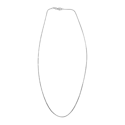 Italian Sterling Silver Round Snake Chain Necklace 18 Inches 2.40 Grams
