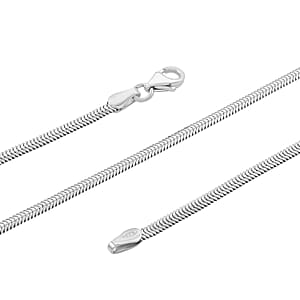 Italian Sterling Silver Diamond-cut Dragon Tail Chain Necklace 20 Inches 4.93 Grams