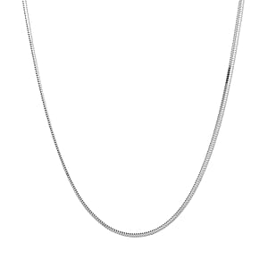 Italian Sterling Silver Diamond-cut Dragon Tail Chain Necklace 20 Inches 4.93 Grams