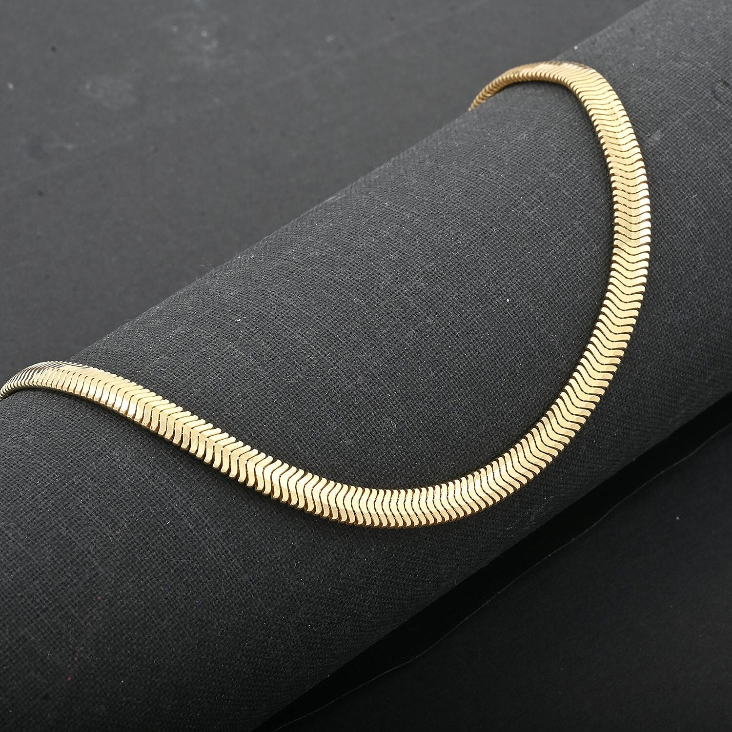 Italian 14K Yellow Gold Over Sterling Silver Diamond-cut Dragon Tail Chain Necklace 20 Inches 12.86 Grams