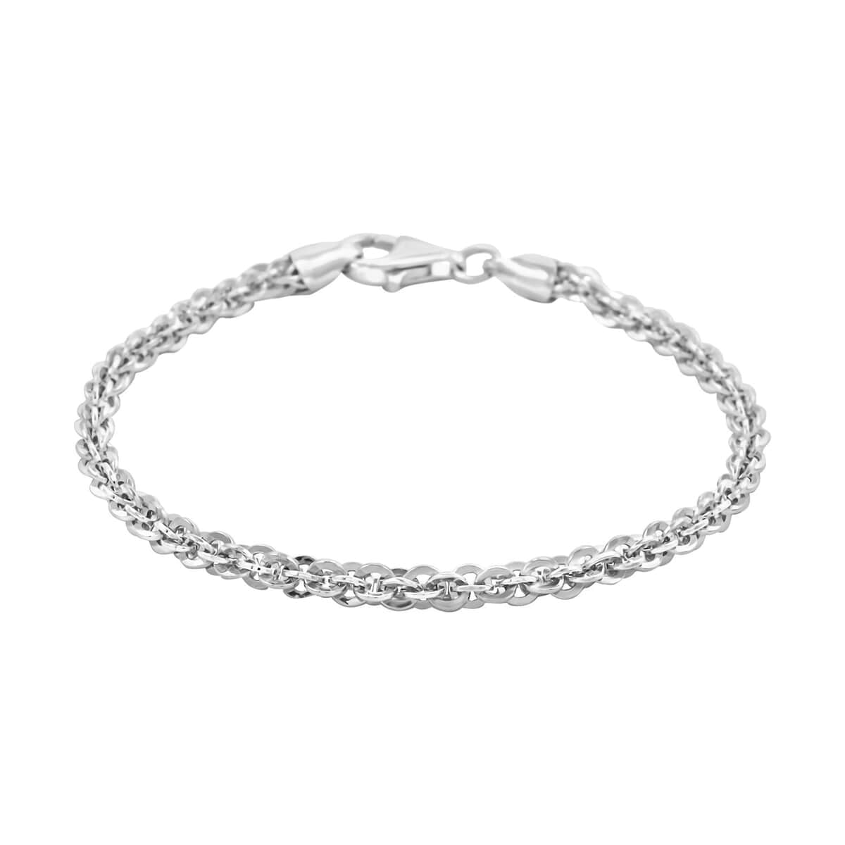 Italian Sterling Silver Vortex Chain Bracelet (7.50 In) 7.11 Grams image number 0