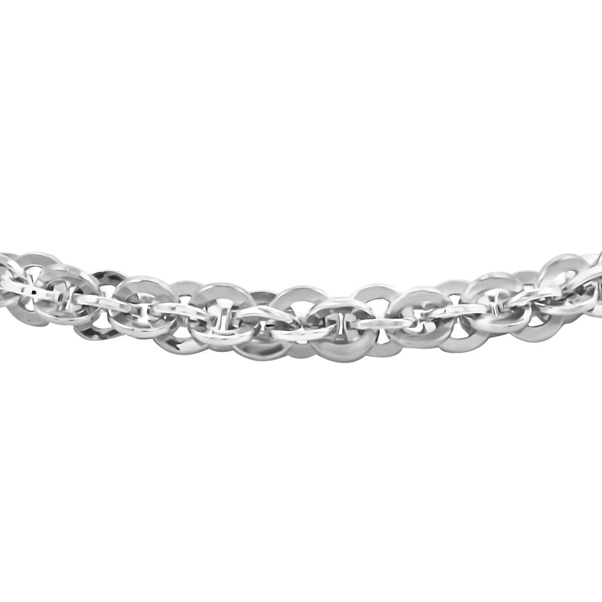 Italian Sterling Silver Vortex Chain Bracelet (7.50 In) 7.11 Grams image number 2