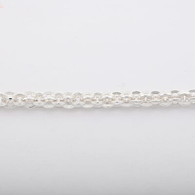 Italian Sterling Silver Vortex Chain Bracelet (7.50 In) 7.11 Grams
