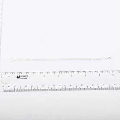 Italian Sterling Silver Vortex Chain Bracelet (7.50 In) 7.11 Grams