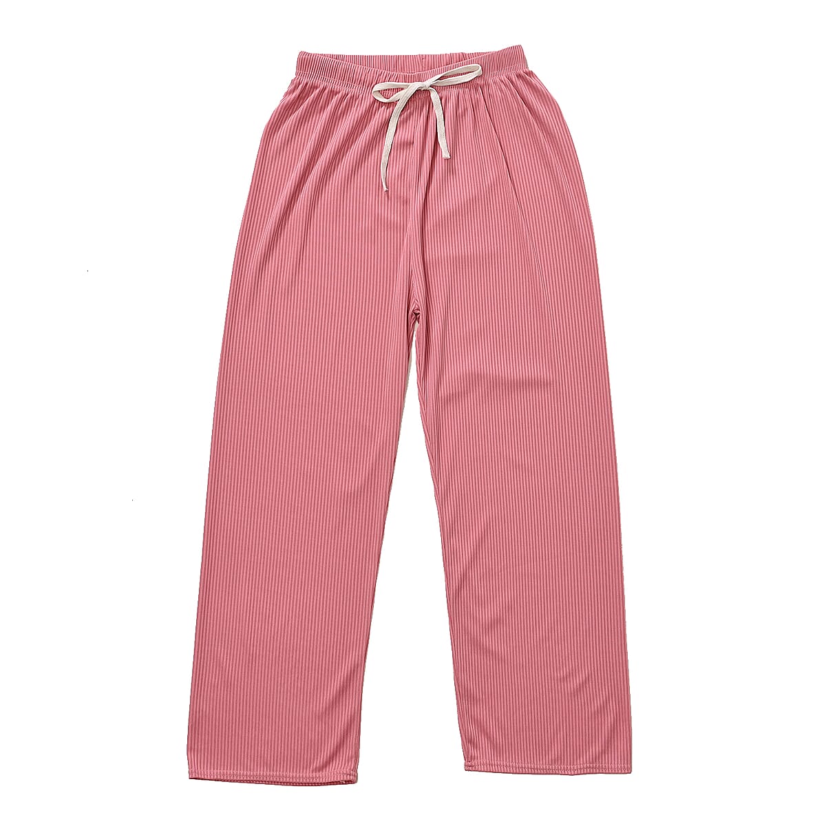 Set of 2 Pink and Abstract Lounge Pants - One Size Fits Most image number 1