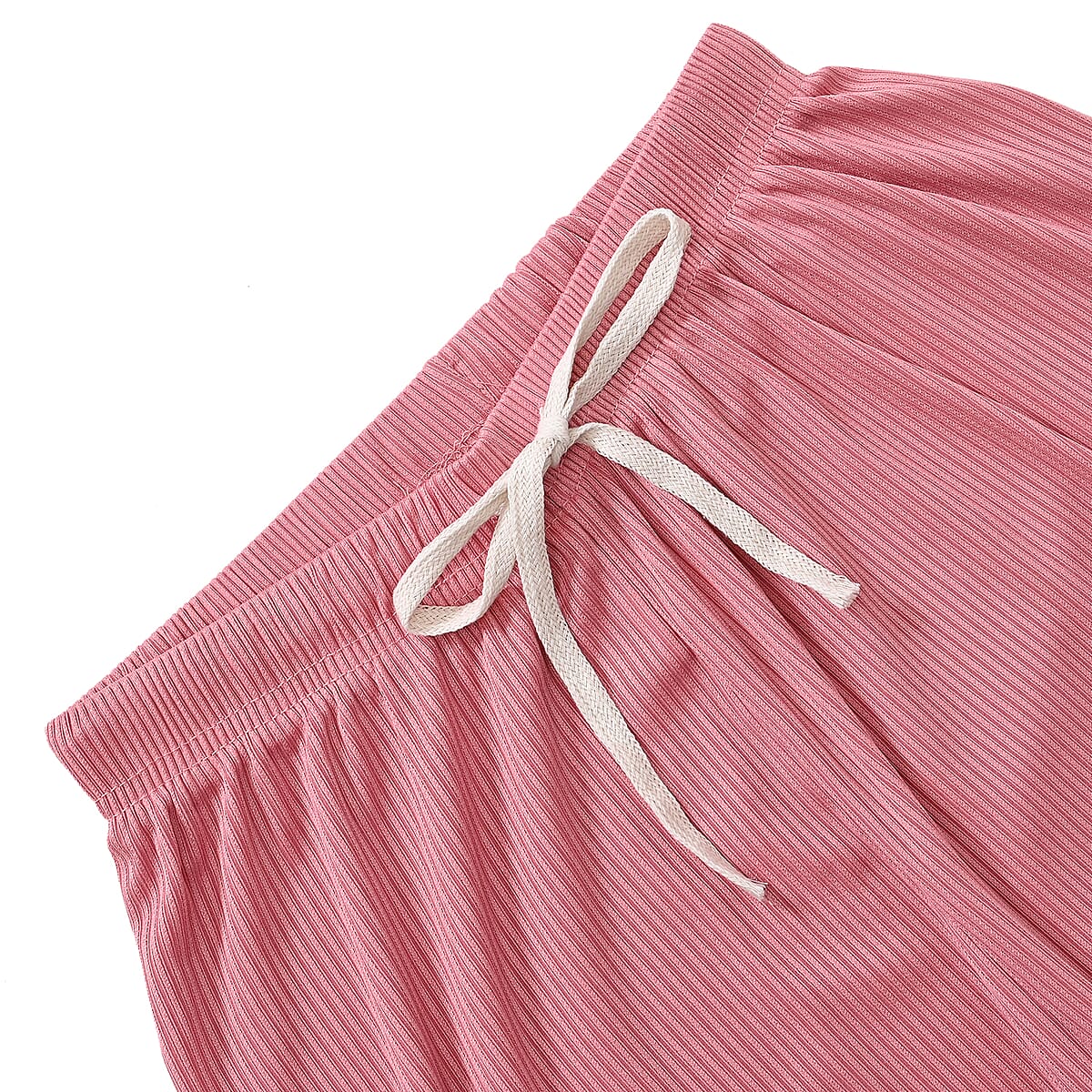 Set of 2 Pink and Abstract Lounge Pants - One Size Fits Most image number 2