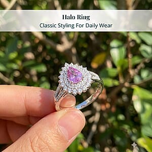 Rhapsody AAAA Madagascar Purple Sapphire and E-F VS Diamond 1.26 ctw Ring in 950 Platinum (Size 9.0) 7.25 Grams