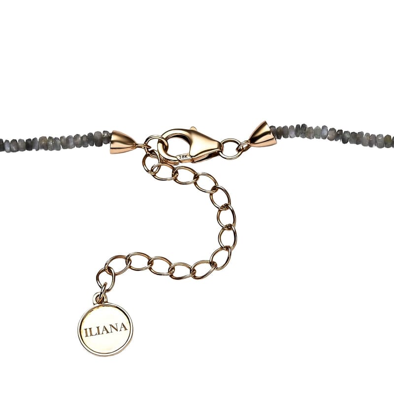 Iliana AAA Narsipatnam Alexandrite 30.00 ctw Beaded Necklace 18-20 Inches in 18K Yellow Gold