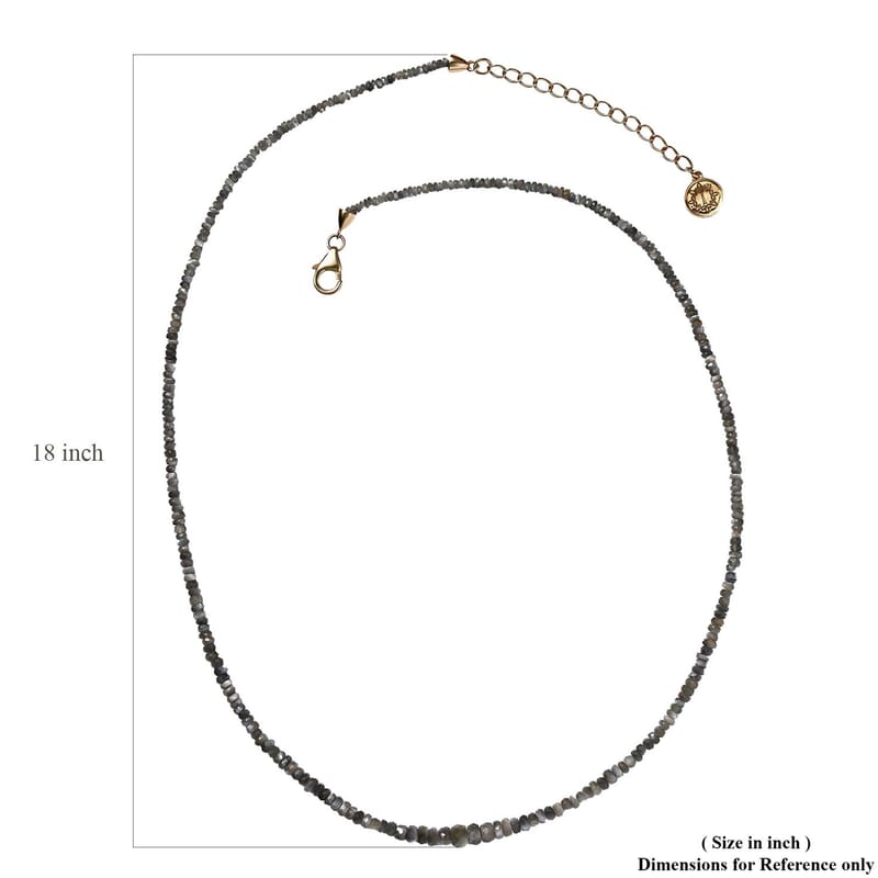 Iliana AAA Narsipatnam Alexandrite 30.00 ctw Beaded Necklace 18-20 Inches in 18K Yellow Gold