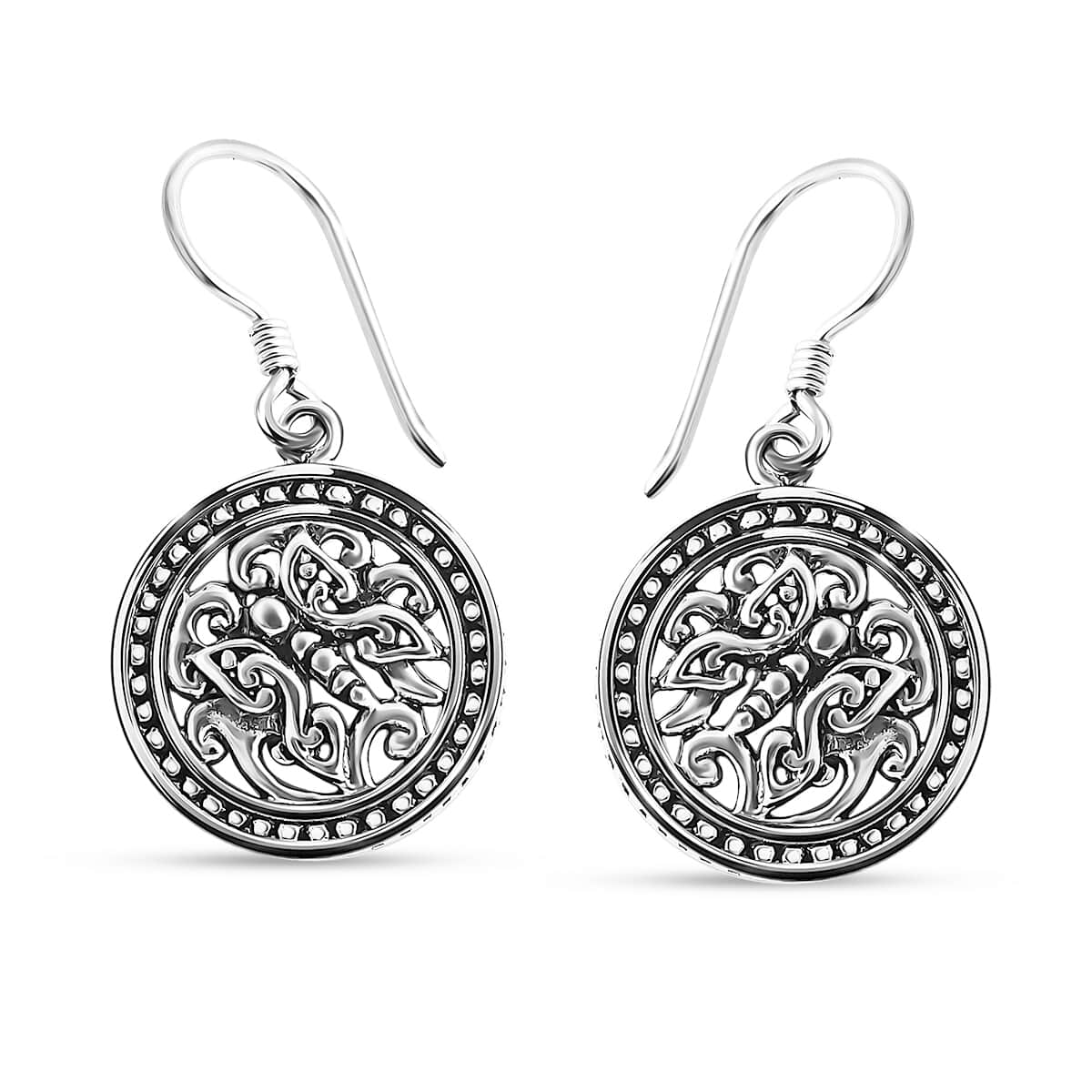 Bali Legacy Sterling Silver Butterfly Earrings 5.39 Grams image number 0