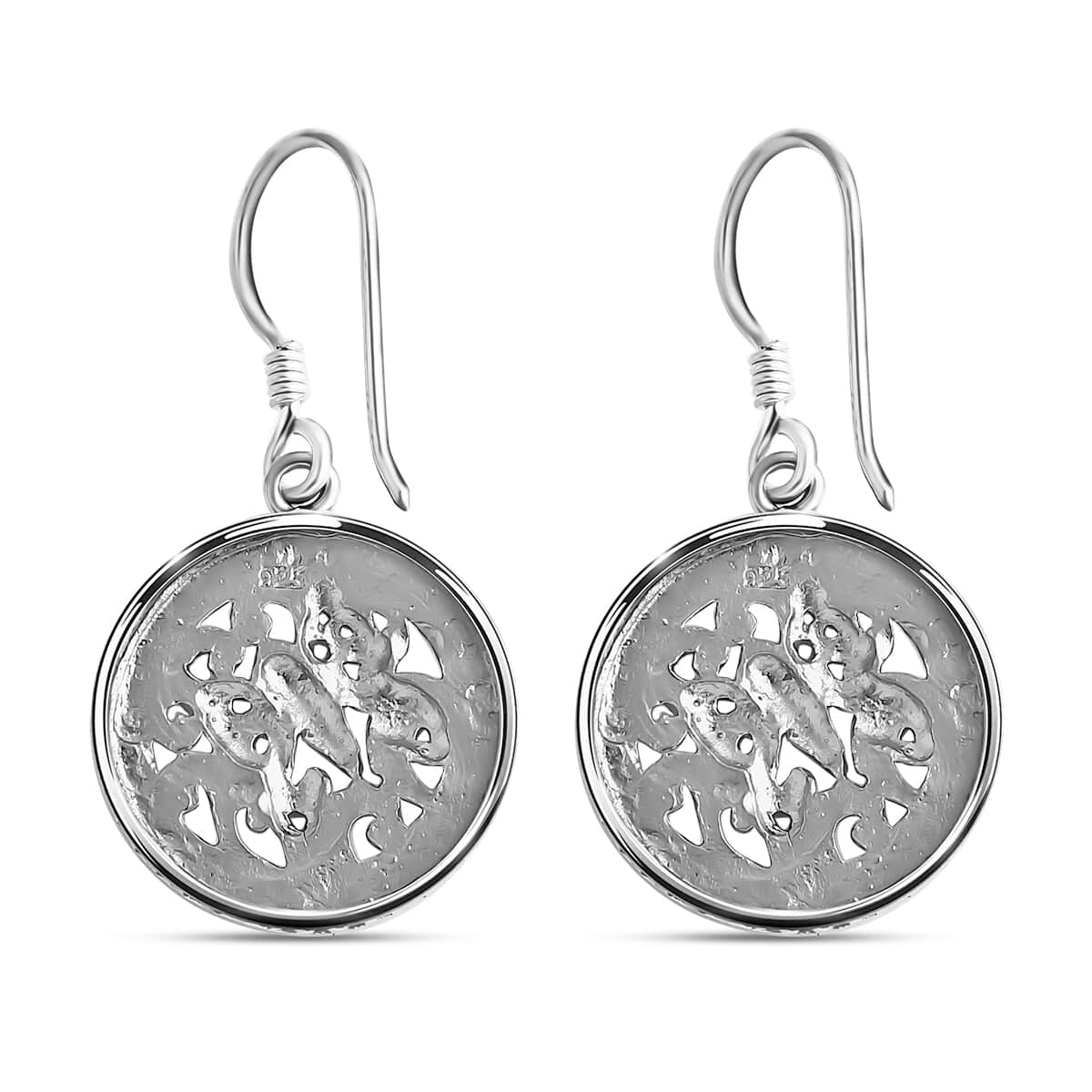 Bali Legacy Sterling Silver Butterfly Earrings 5.39 Grams image number 3