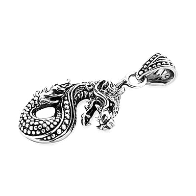 Bali Legacy Sterling Silver Dragon Pendant without Chain 4.83 Grams