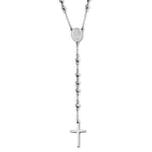 Cross Necklace 20 Inches in Stainless Steel