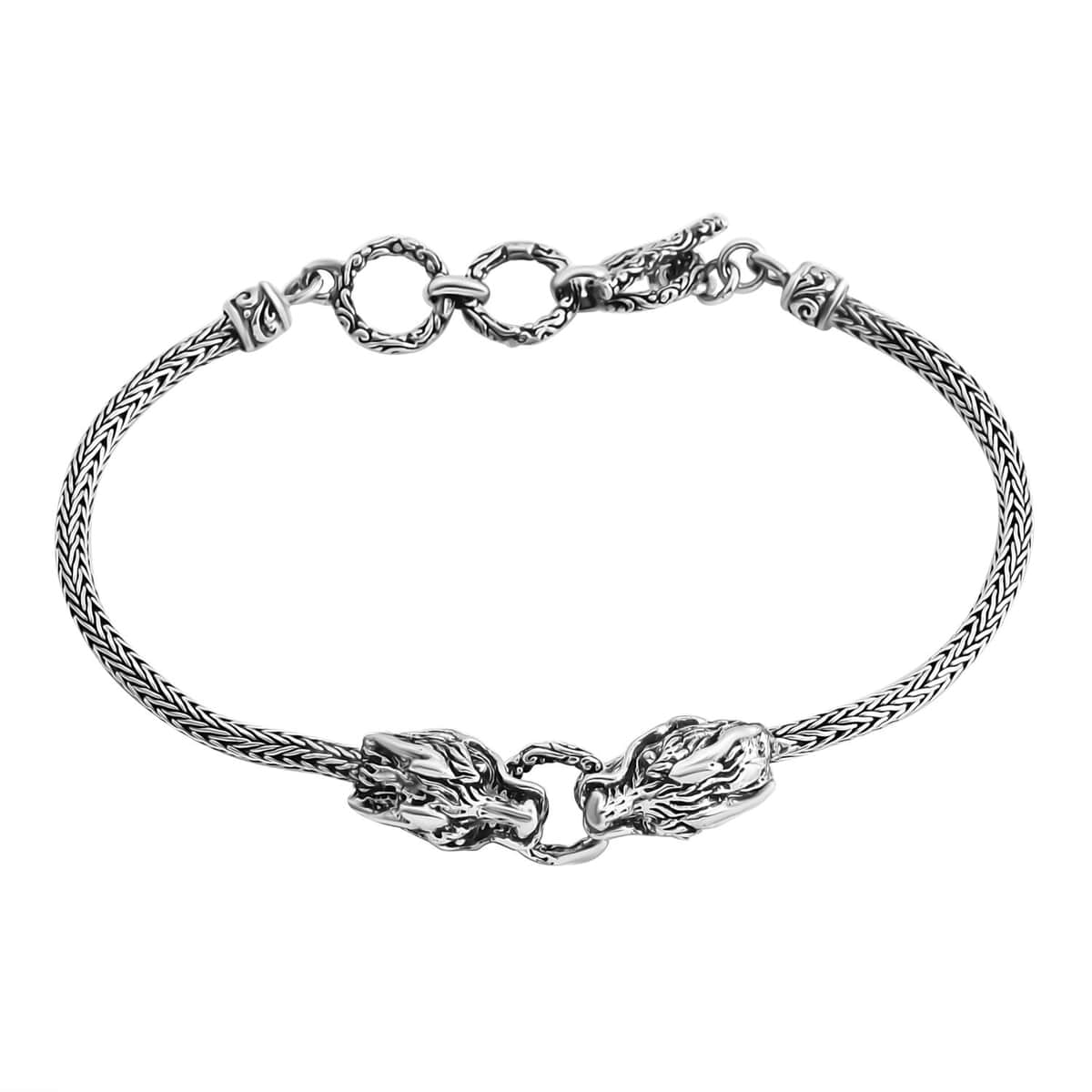 Bali Legacy Tulang Naga Dragon Bracelet in Sterling Silver 12.88 Grams (8.00 In) image number 0