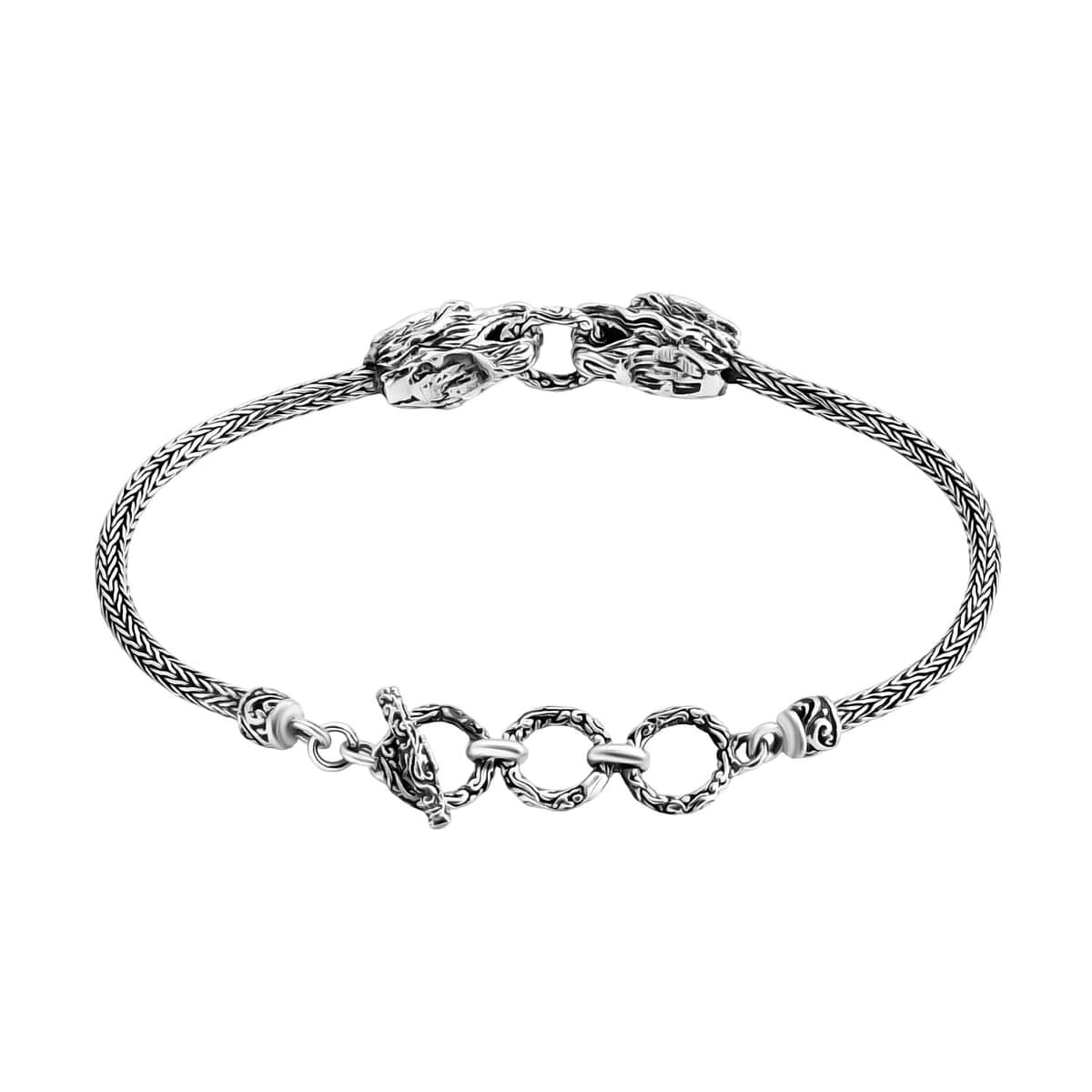 Bali Legacy Tulang Naga Dragon Bracelet in Sterling Silver 12.88 Grams (8.00 In) image number 3