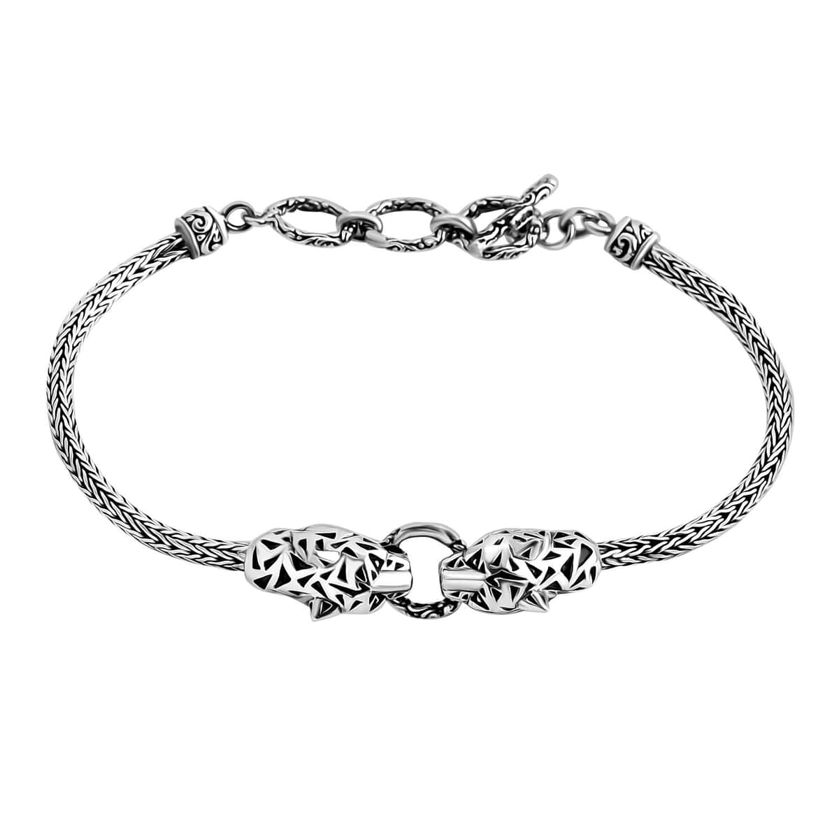 Bali Legacy Tulang Naga Panther Bracelet in Sterling Silver 11.64 Grams (8.00 In) image number 0