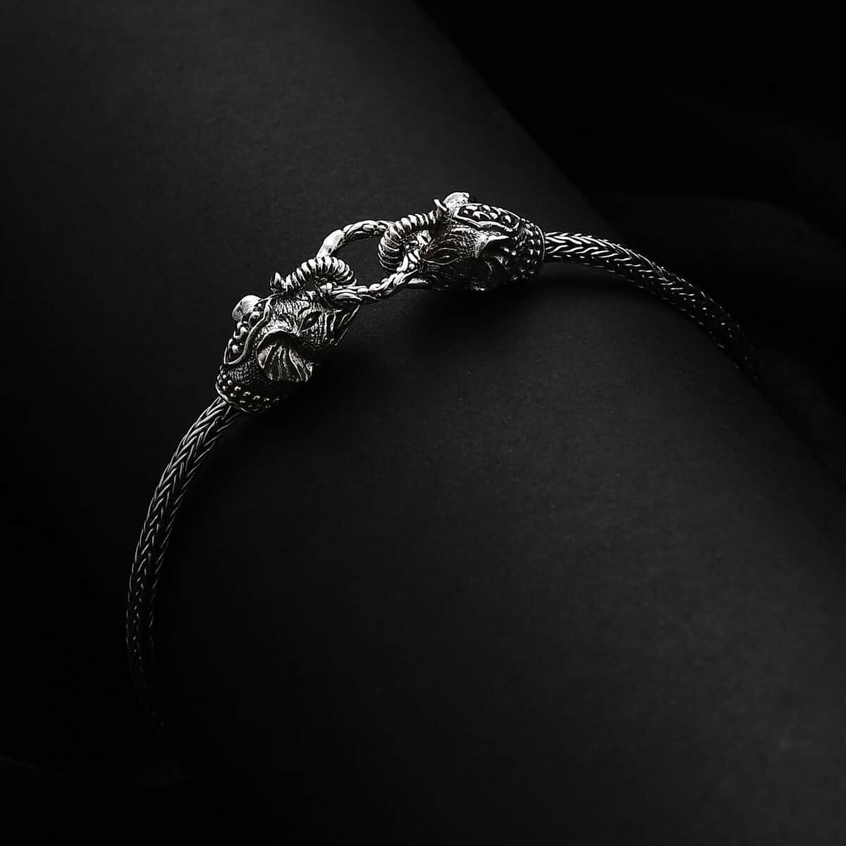 Bali Legacy Tulang Naga Elephant Bracelet in Sterling Silver 10.98 Grams (8.00 In) image number 1