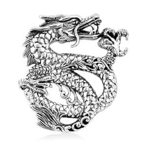 Bali Legacy Sterling Silver Dragon Pendant 8.65 Grams