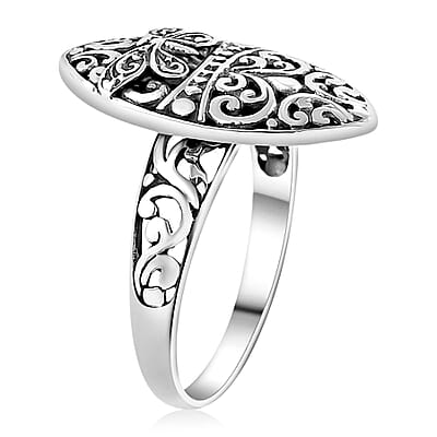 Bali Legacy Butterfly Ring in Sterling Silver (Size 10.0) 3.50 Grams