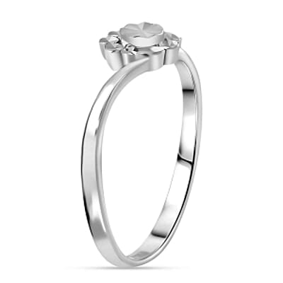 950 Platinum Floral Ring (Size 6.5) (2.18 g)