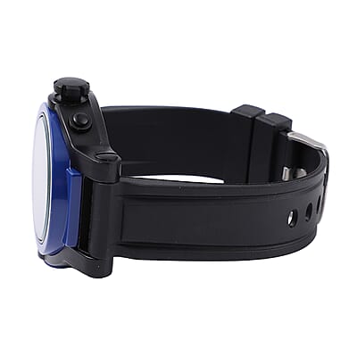 Strada Japanese Movement Watch with Black Silicone Strap