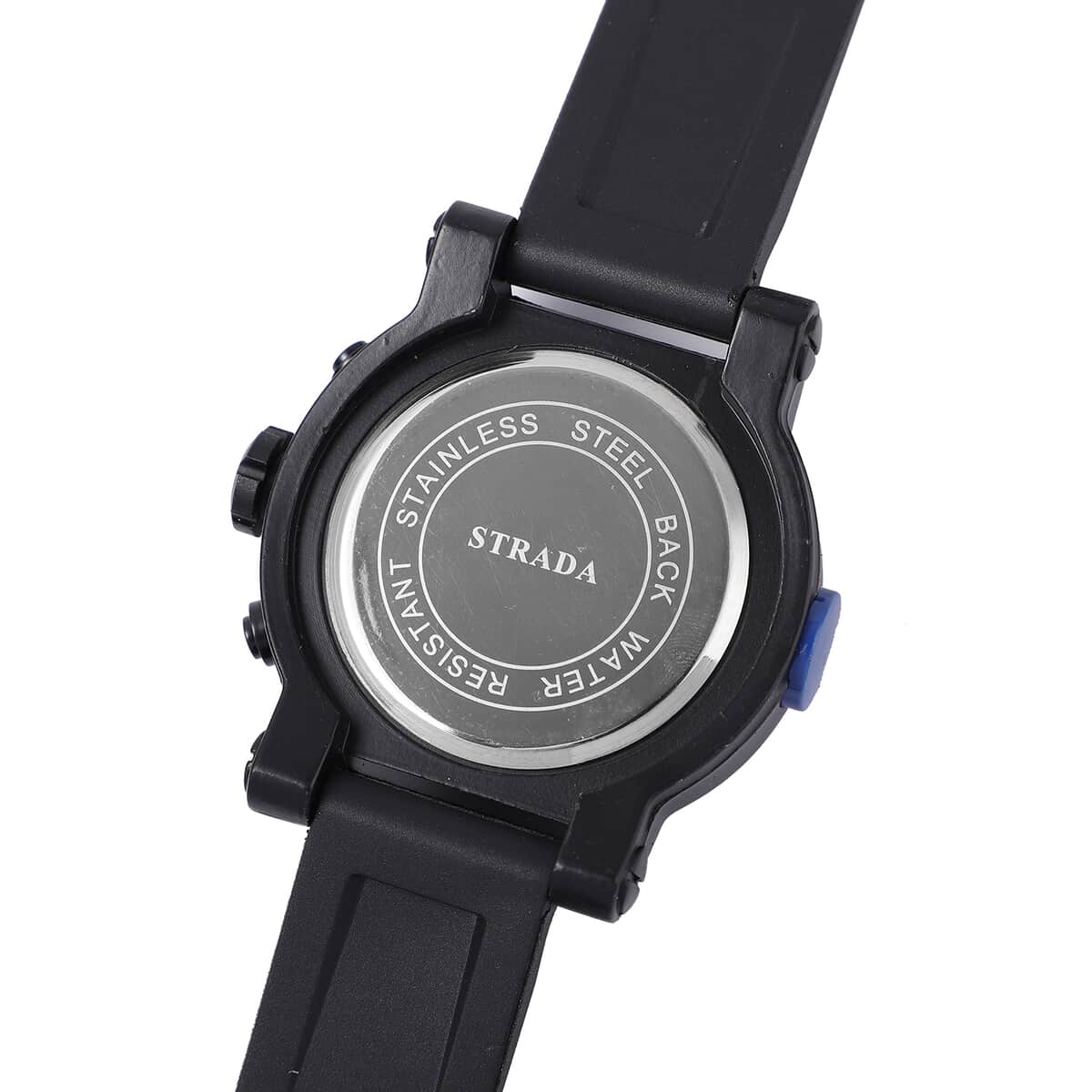 Strada Japanese Movement Watch with Black Silicone Strap image number 5