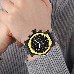 Strada Japanese Movement Watch with Black Silicone Strap