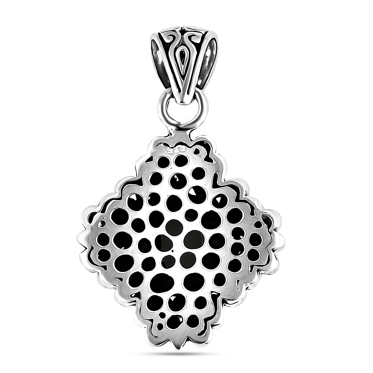 Bali Legacy Boulder Opal Triplet 1.75 ctw Butterfly Pendant in Sterling Silver