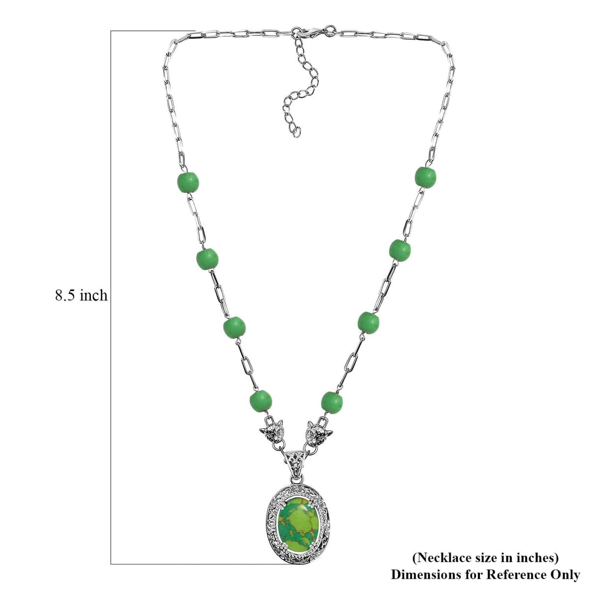 Karis Malagasy Labradorite Necklace (18 Inches) in Platinum Bond 32.75 ctw image number 5